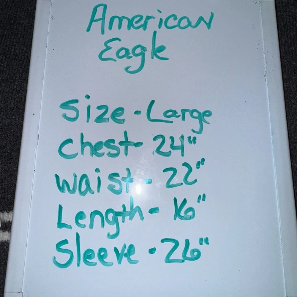 American Eagle Gray Knit Button Front Cardigan Sweater Women’s Large Soft - Picture 7 of 7